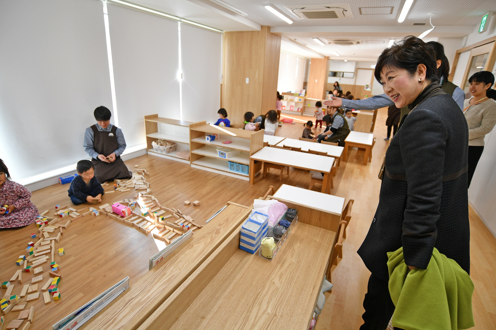 小池都知事視察