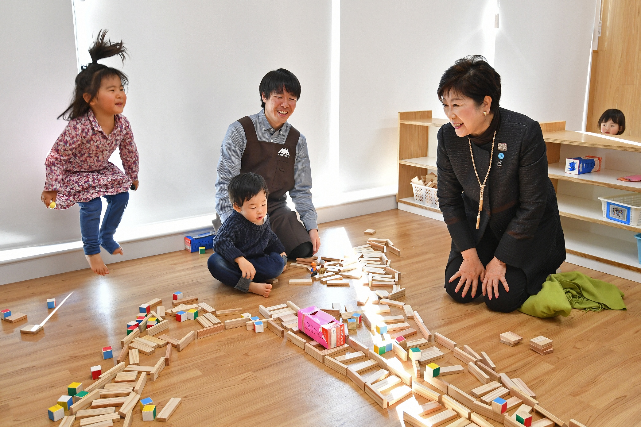 小池都知事視察